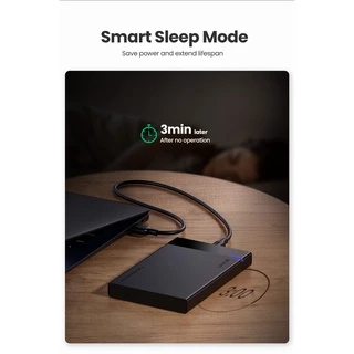 UGREEN รุ่น 30848 กล่องใส่ฮาร์ดดิสExternal Hard Drive Enclosure Adapter USB3.0 to SATA Hard Disk Case