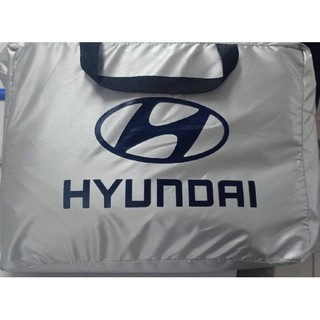 ผ้าคลุมรถซิลเวอร์โค๊ต (แบบหนา) HYUNDAI H1 (เสาด้านหน้ารถ)