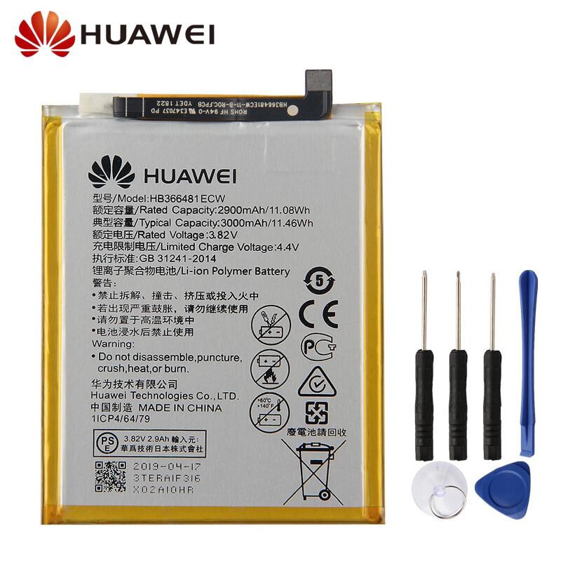 แบตเตอรี่ทดแทน HB366481ECW สำหรับ Huawei Honor 9i P10 Lite P20 Lite G9 Honor 7C Nova 3E ENJOY 7S 8 8E Nova Lite