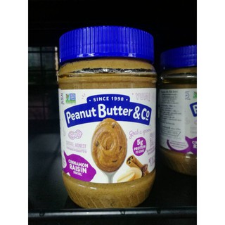 ซินนาม่อน เรซิน พินัต บัตเตอร์ CINNAMON RAISINFEANUT BUTTER   454 กรัม( PEANUT BUTTER &amp; CO. BRAND )