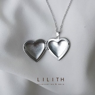 [พร้อมส่ง] stainless locket