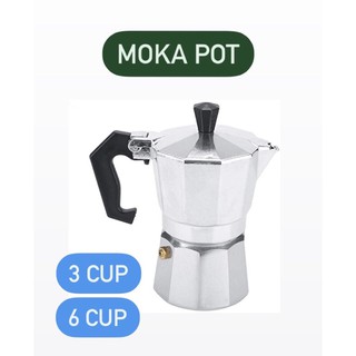 MOKA POT 3 / 6 CUP 520.-!!