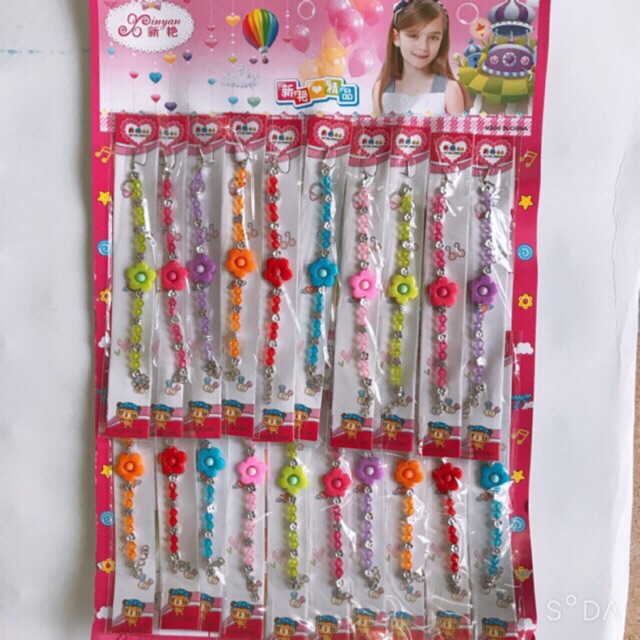 ขายส่งพุพอง 20 ชิ้น ADJUSTABLE TOY BRACELETS สําหรับ GIRLS