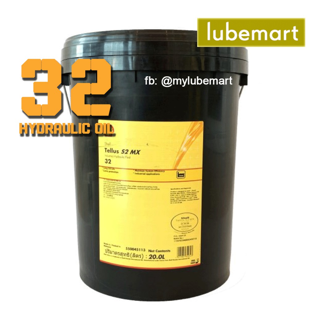 SHELL TELLUS S2 MX 32 HYDRAULIC OIL (20 LITERS)