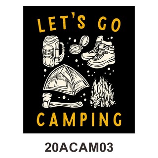 สุดฮอต ตัวรีดติดเสื้อ ติดผ้า ติดกระเป๋า ติดกางเกง ติดหมวก ลายเดินป่าCamping