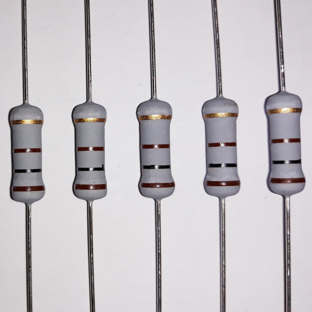RXF 2วัตต์ ฟิวส์ต้านทาน (2ตัว) 2W ±5% 0.22Ω-820Ω Fusible Resistor, Metal Oxide Film Fixed Resister ตัวต้านทาน ทนร้อน