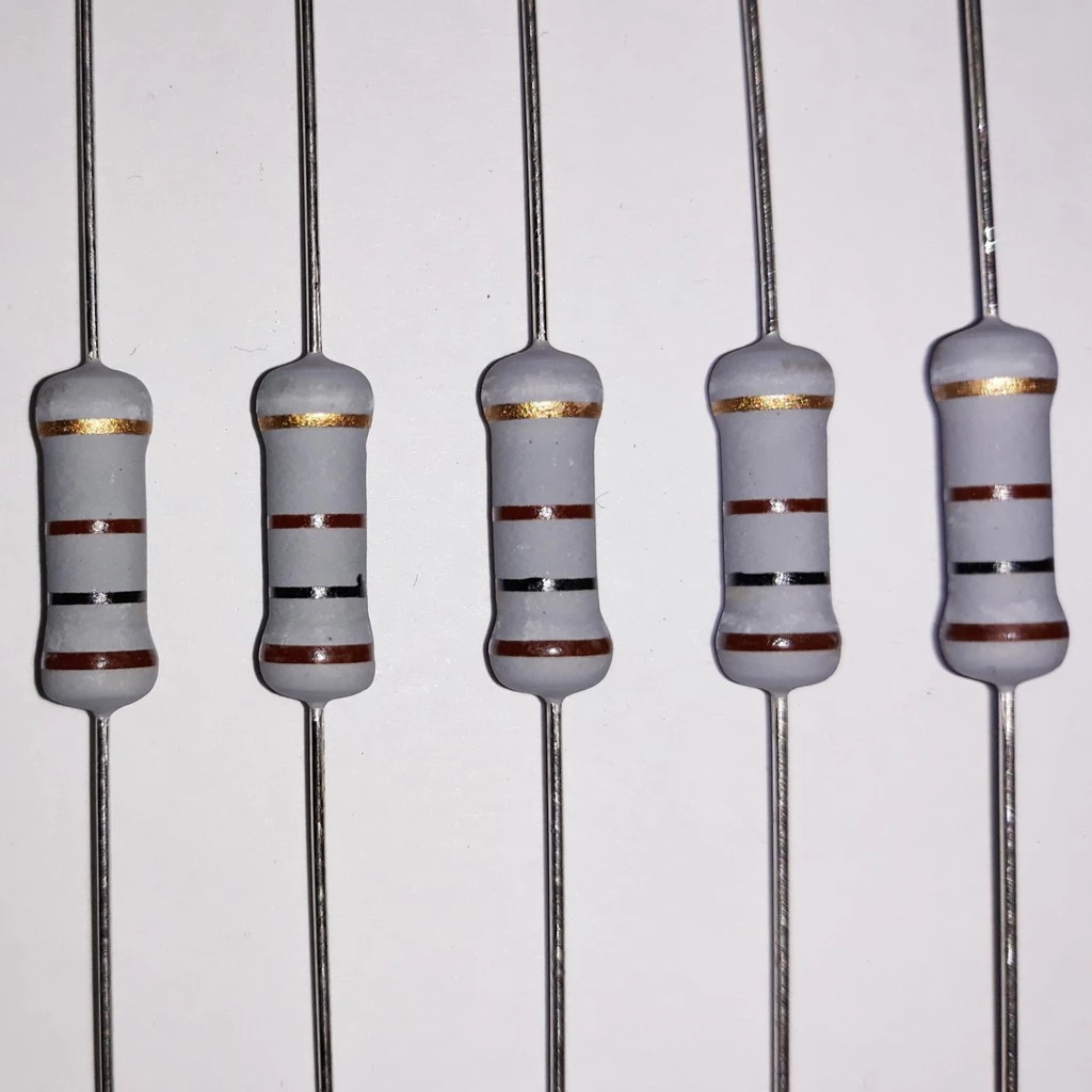 RXF 2วัตต์ ฟิวส์ต้านทาน (2ตัว) 2W ±5% 0.22Ω-820Ω Fusible Resistor, Metal Oxide Film Fixed Resister ตัวต้านทาน ทนร้อน