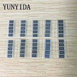 50PCS  1%  2512 SMD Resistor Samples kit ,10 valueX5pcs=50pcs 1R00 R500 R470 R330 R220 R200 R150 R100 R050 R010