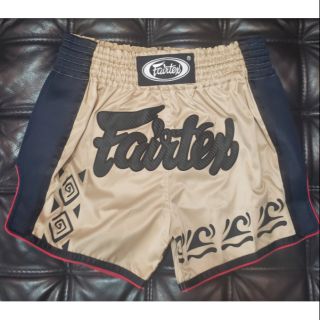 กางเกงมวยยี่ห้อ Fairtex (แฟร์เท็กซ์) ยี่ห้ออุปกรณ์มวยและค่ายมวยชื่อดัง ลายชนเผ่า Tribal Moana มีทุกไซซ์