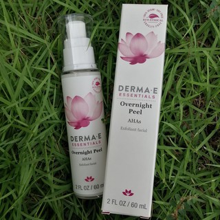 Overnight Peel Exfoliant Facial 60mL (Derma E®) เพื่อผิวสุขภาพดี ลดสีผิวที่ไม่สม่ำเสมอ เพิ่มความกระจ่างใส