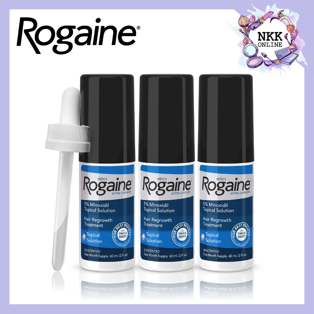 [EXP‼️09/2025] Men's Rogaine 5% Minoxidil Solution 60ml (3 Month Supply)
