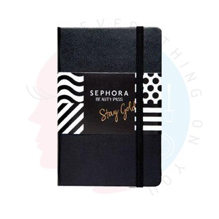 [พร้อมส่ง] Sephora Beauty Pass Stay Gold Moleskine Book