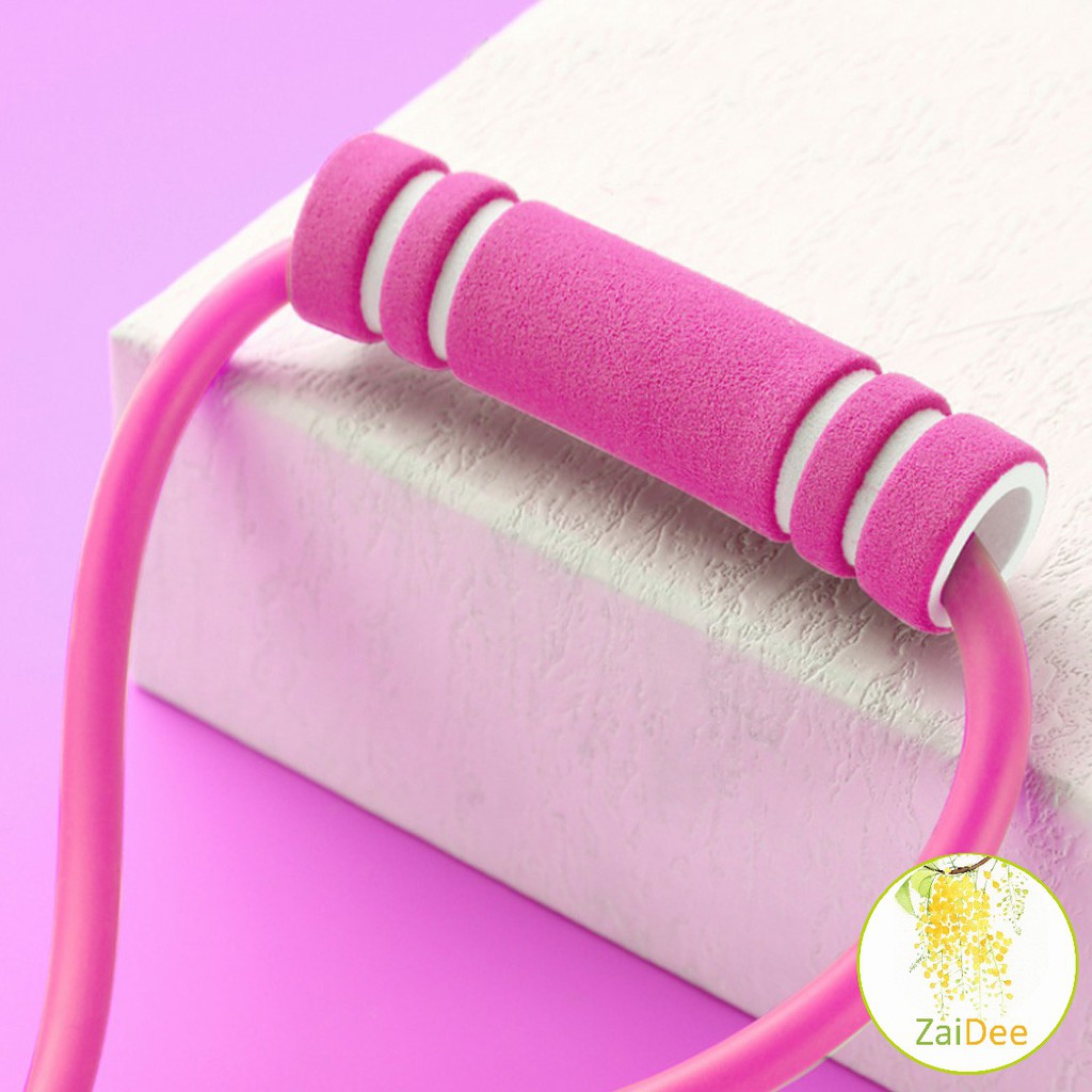 ยางยืดเลข 8 บริหารร่างกาย ผู้เริ่มต้นบริหารกล้ามเนื้อ หรับออกกำลังกายและ โยคะ  * อุปกรณ์ช่วยสำ Yoga - รูปที่ 6