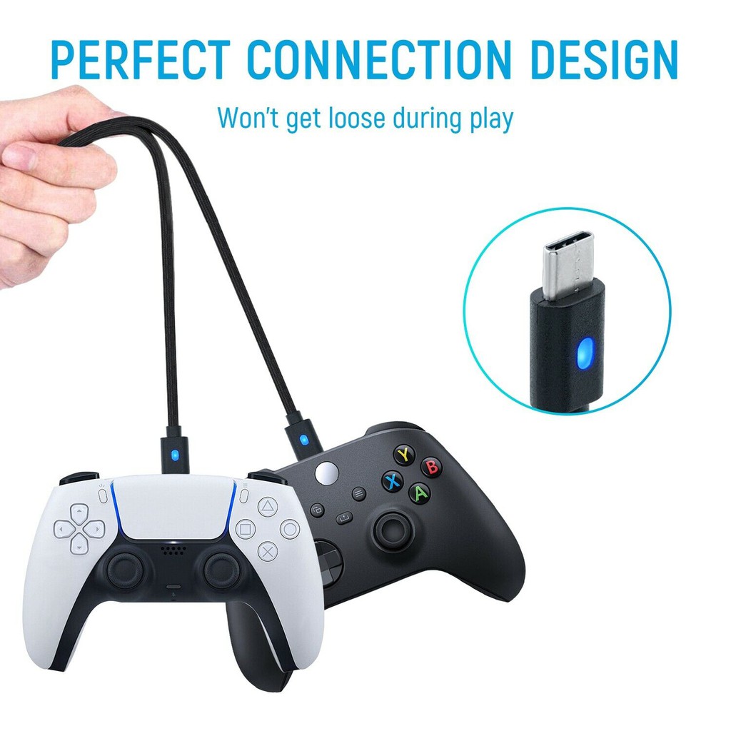 Dobe PS5 Data Charging Cable สำหรับ Xbox Series และ Ps5 (สายชาร์จจอย Xbox Series)(สายชาร์จจอย Ps5)(สาย USB Type-C Data)