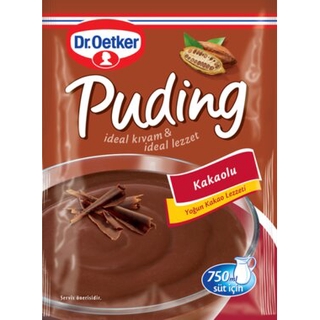 ผงพุดดิ้ง pudding powder รสโกโก้ cocoa pudding  สินค้าคุณภาพจากประเทศตุรกี (พร้อมจัดส่ง)