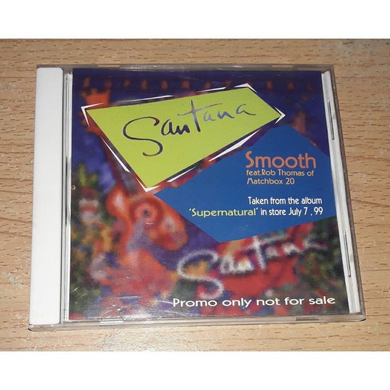Santana Feat. Rob Thomas ซีดี Promo CD Single Smooth