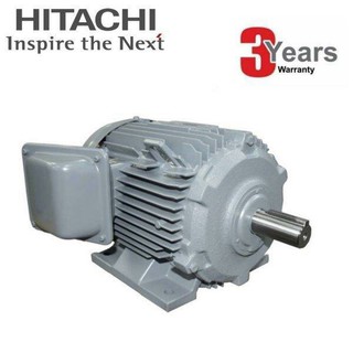 มอเตอร์ไฟฟ้า MOTOR ฮิตาชิ HITACHI รุ่น 75TFO-KK (DK) (H) ชนิดหุ้มมิด 1,450 รอบ (4P) 380/415V ขาตั้งพื้น (3สาย) IP55