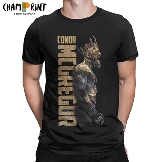 ถูกสุดๆเสื้อยืดแขนสั้น คอกลม ผ้าฝ้าย พิมพ์ลาย Conor Mcgregor เหมาะกับของขวัญ สไตล์สตรีท สําหรับผู้ชาย