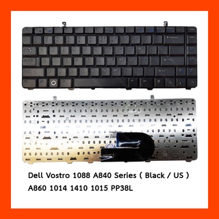 Keyboard Dell Vostro 1088 A840 Series Black US แป้นอังกฤษ ฟรีสติกเกอร์ ไทย-อังกฤษ