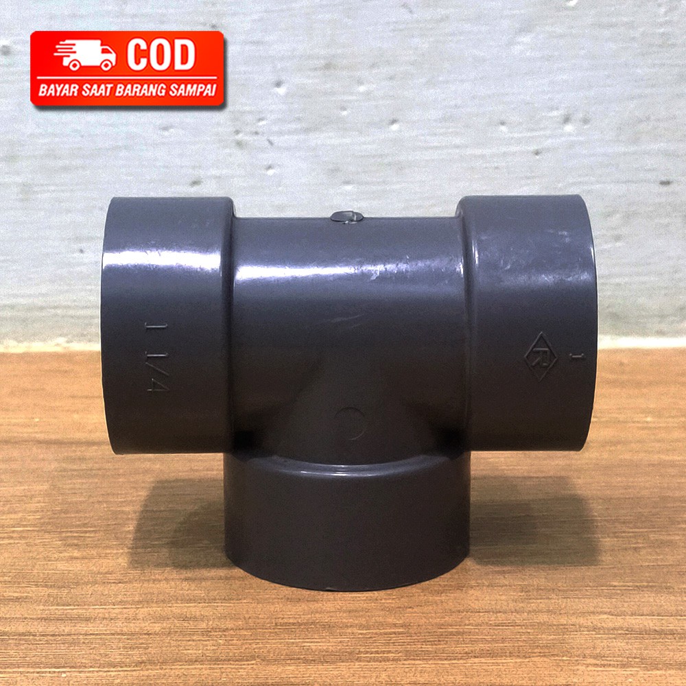 PVC PIPE SOCK TEE 1.25 INCH / 1-1/4 INCH RUCIKA (D)