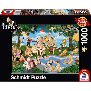 จิ๊กซอว์ Schmidt - Summer Festival  1000 piece  (ของแท้  มีสินค้าพร้อมส่ง)