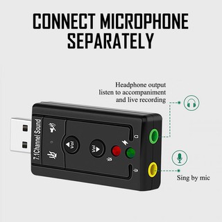 USB Sound Card 7.1 Channel