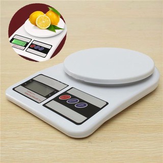 Electronic Kitchen Scale เครื่องชั่งน้ำหนักอาหาร 5,000 g รุ่น SF-400 (สีขาว)