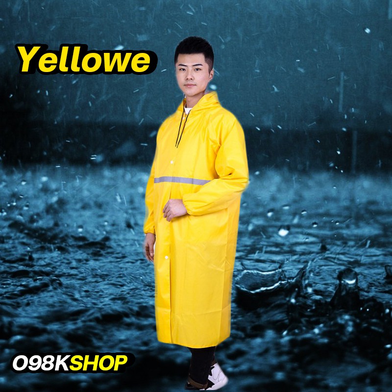 เสื้อกันฝนสีพื้นสําหรับผู้ชายและผู้หญิง(Rain Coat) อย่างดี ชุดกันฝนแบบดี ชุดกันฝนอย่างหนา ชุดกันฝนแบบชิ้นเดียว ชุดกันฝนๆ ราคา ถูกที่สุด ดีลบีเคเค แกลเลอรีภาพที่ 9