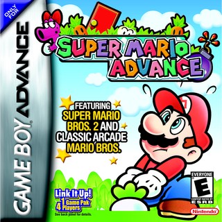 ตลับ  GBA Super Mario Advance ตลับผลิตใหม่ ระบบ เซฟ ไอซี ไม่ใช้ถ่าน