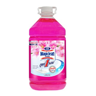 มาจิคลีน น้ำยาถูพื้น กลิ่นลิลลี่ บูเก้ 5,200 มล. ไซส์แกลลอน Magiclean Floor cleaner Lily Bouquet 5,200ml Gallon