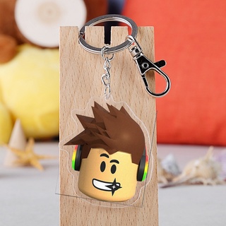 R ROBLOX พวงกุญแจอะคริลิคใส จี้การ์ตูนอนิเมะเกม