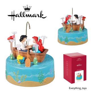 🇺🇸ลิขสิทธิ์​แท้​จาก​อเมริกา​🇺🇸 Hallmark Christmas Ornament Disney The Little Mermaid Kiss The Girl, Musical with Motion