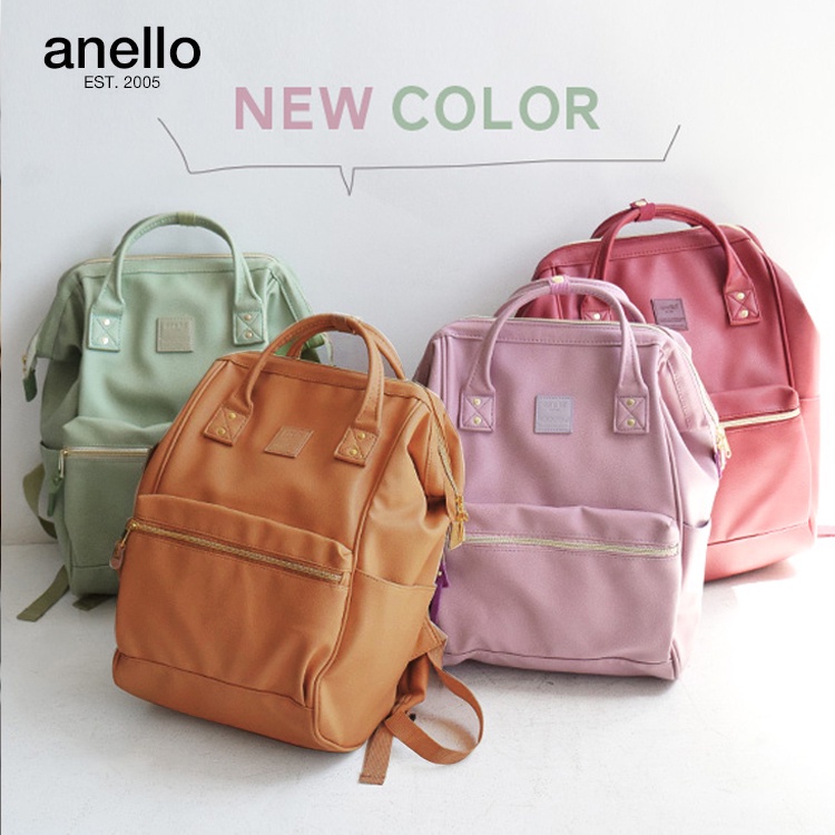 Anello PU Leather &amp; Classic [สินค้าแท้ พร้อมส่ง]💥ลดพิเศษ💥กระเป๋า​ Anello PU Leather Classic​ ของแท้นำเข้าเอง​ 💞-AN615