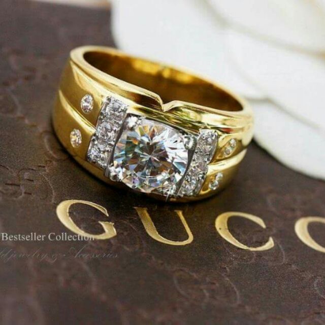 แหวนเพชร cz ผู้ชาย