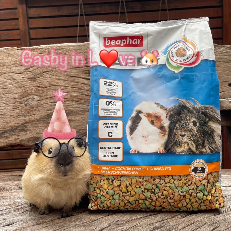 Beaphar Care+ Guinea Pig อาหารเม็ดแกสบี้ เกรดซุปเปอร์พรีเมียม