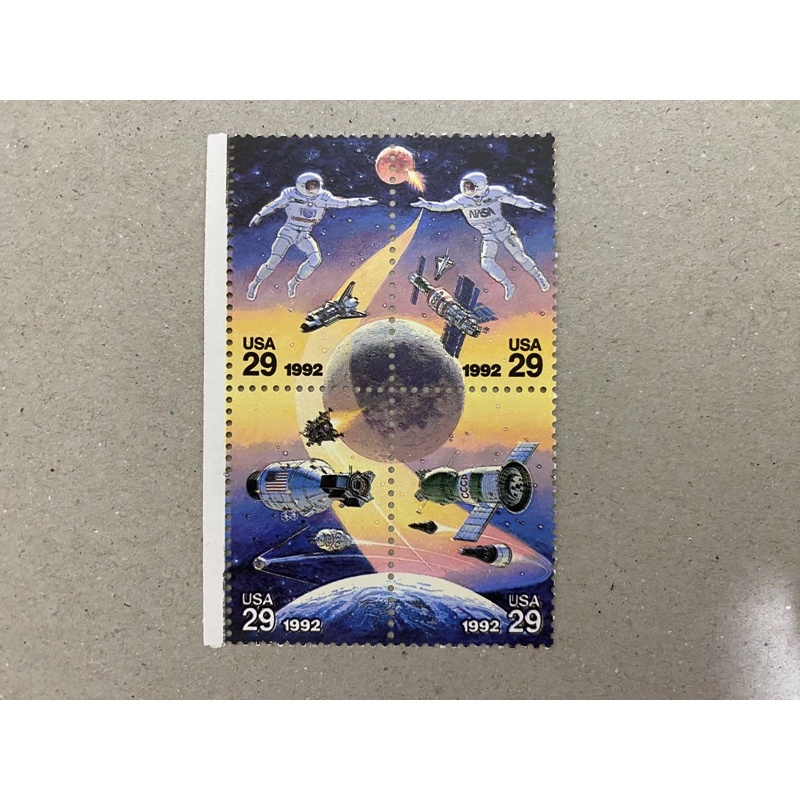 {Jk} USA 1992 - แสตมป์เชิงพื้นที่ 4V MNH