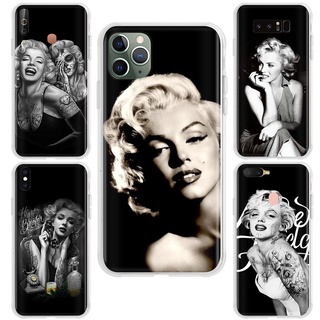 เคสโทรศัพท์มือถือแบบนิ่ม ลายสัก Marilyn Monroe BO-27 สําหรับ VIVO Y55S Y53 Y81I V20I Y91C Y93 Y91 Y70 Y81S V21 Y81 Y95 V20 Y69 Y71 Y55 Pro SE