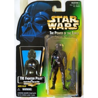 Star Wars Power of the Force Tie Fighter Pilot 3.75"