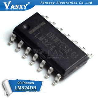 ชิ้นส่วนอิเล็กทรอนิกส์ 20 ชิ้น Lm324Dr Sop14 Lm 324 Sop Smd Lm324Dr2G Lm324Dt Sop - 14