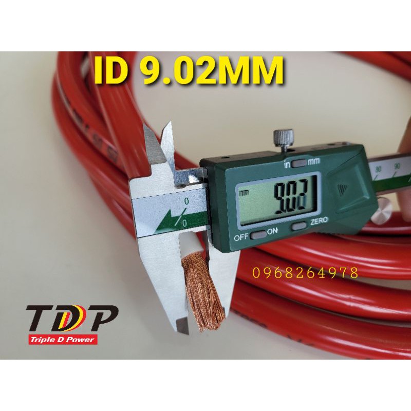 สายแบตเตอรี่ TDP PREMIUM CABLE PCW 50 Sq.mm. 707/0.3 ทองแดงเต็ม สีแดง/ดำ ยาว 1-5 เมตร // TDP50