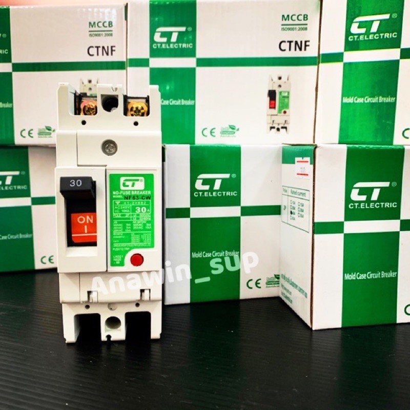 CT Mold case Breaker เบรกเกอร์โมล 2P/3P 30A,40A,50A,60A,100A Breaker