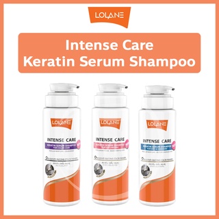 Lolane โลแลน Intense Care Keratin Serum Shampoo อินเทนซ์แคร์ เคราตินเซรั่ม แชมพู ที่สุดของเซรั่มแชมพูใส ไม่ทำร้ายเกล็ดผม