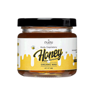 [มี อย.] Tanhom Honey Wax แว็กซ์น้ำผึ้งกำจัดขน ขนแขน ขนขา ขนรักแร้ ปริมาณ 180 กรัม