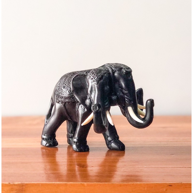 รูปปั้นช้าง3เศียร ช้างเอราวัณ ช้างแก้บน ช้างตั้งศาล ขนาดสูง 8cm.