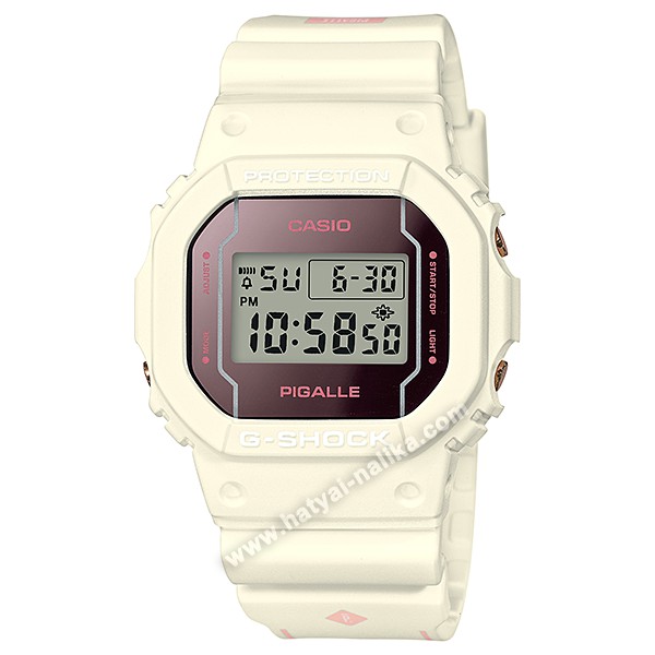 นาฬิกา Casio G-SHOCK x PIGALLE Limited model 35th Anniversary Collaboration series รุ่น DW-5600PGW-7 ของแท้ รับประกัน1ปี
