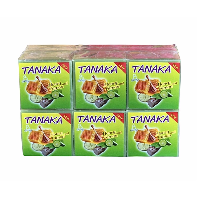 สบู่ทานาคาน้ำผึ้งผสมเลม่อน Tanaka (1แพค12ก้อน) สบู่สมุนไพร