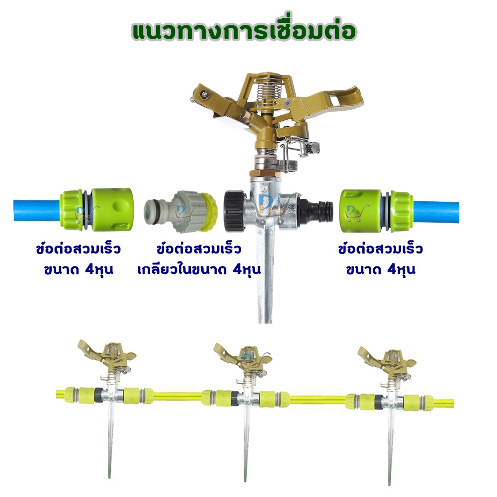 สปริงเกอร์ 360 สปริงเกอร์ขาปัก สปริงเกอร์น้ำ สปริงเกอร์ big gun สปริงเกอร์ใหญ่ สปริงเกอร์4หุน สปริงเกอร์น้ำ 360 สปริงเกอ
