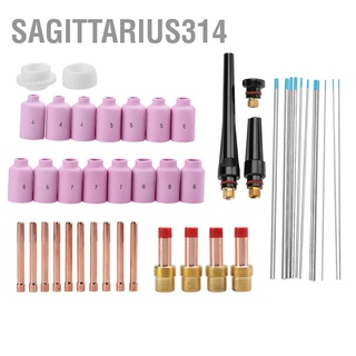 Sagittarius314 ไฟฉายเชื่อม Wp-17 18 26 Series Tig อุปกรณ์เสริม 46 ชิ้น ต่อชุด