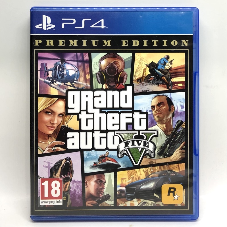 [มือ2 | PS4] GRAND THEFT AUTO V ,EN ,EUR (GTAV) ,(GTA5) ,(GTA FIVE)