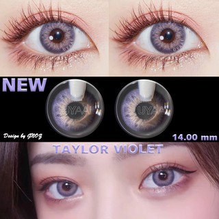 Uyaai only 1 piece version 1pcs Dna Taylor Series 14 มม. คอนแทคเลนส์สีม่วง 1 ชิ้น 0 . 75-5 . 00 องศา